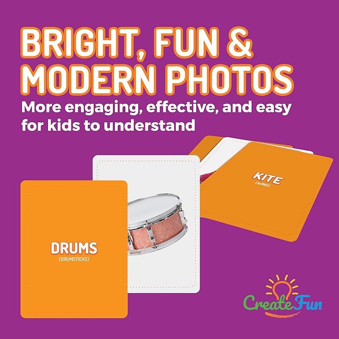Go Together Flash Cards, 50 Real Matching Picture Cards, 25 Pairs | Cognitive tool - Kids,Adults,Speech therapy,ESL,Autism learning,Dementia activities,Memory,Language Development & Classroom