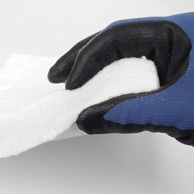 Ceramic Fiber Insulation, 1" Thick x 16" x 100", 2400F Fireproof Insulation Blanket, 3027E