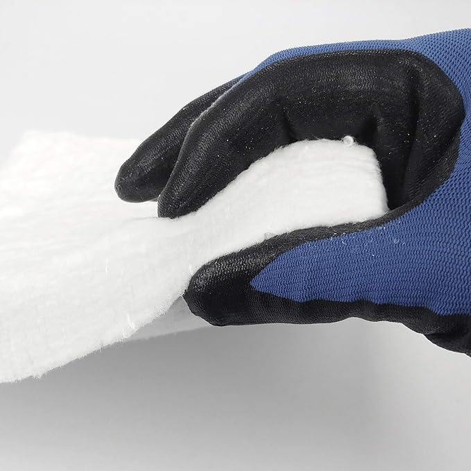 Ceramic Fiber Insulation, 1" Thick x 12" x 24", 2400F Fireproof Insulation Blanket, 3023E