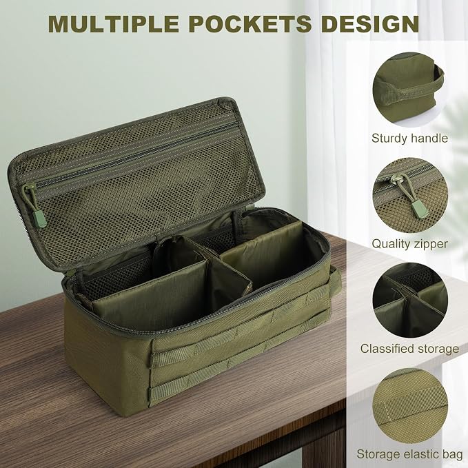 Travel Medicine Bag,Medication Pill Bottle Organizer Empty Case | Medicine Bag For Traveling,Hold Large Pill Bottles,Empty First Aid Bag