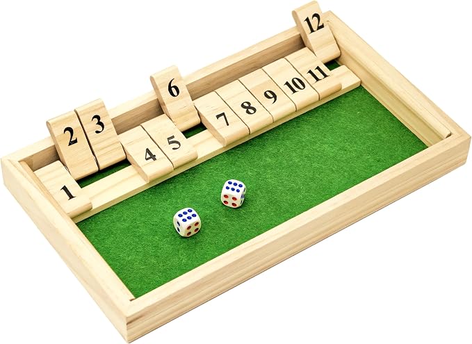 Dementia Toys for Elderly, 12 Numbers Memory Games for Patients Seniors | , Wooden Shut The Box Alzheimers Products for Elderly, Fidget Sensory Busy Board Gadgets Gifts Activities
