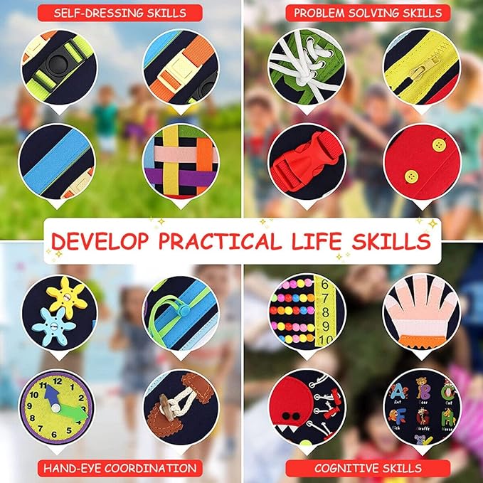 Dementia Products for Elderly, Busy Blanket for Dementia Patients, Alzheimers Activities for Seniors, Gifts for Adult Dementia Patients, Dementia Therapy Aid Fidget Blanket Product, Elderly Gifts