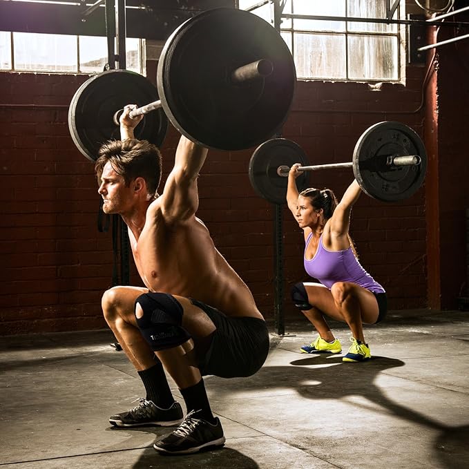 TechWare Pro Knee Brace Support - Knee Braces for Knee Pain. Relieves ACL, LCL, MCL, Meniscus Tear, Arthritis, Tendonitis Pain. Dual Stabilizers Non Slip Neoprene. Adjustable Bi-Directional Straps -5 Sizes