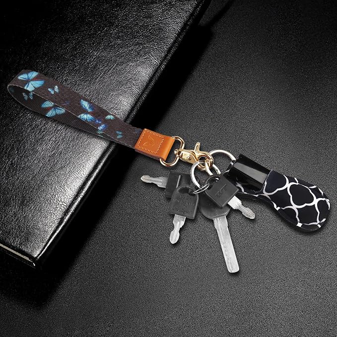 Yiflin Cute Wrist Lanyard for Keys, Keychain, Wallet, Id Holder, Cell Phone, Wristlet Lanyard Key Chain Holder for Women