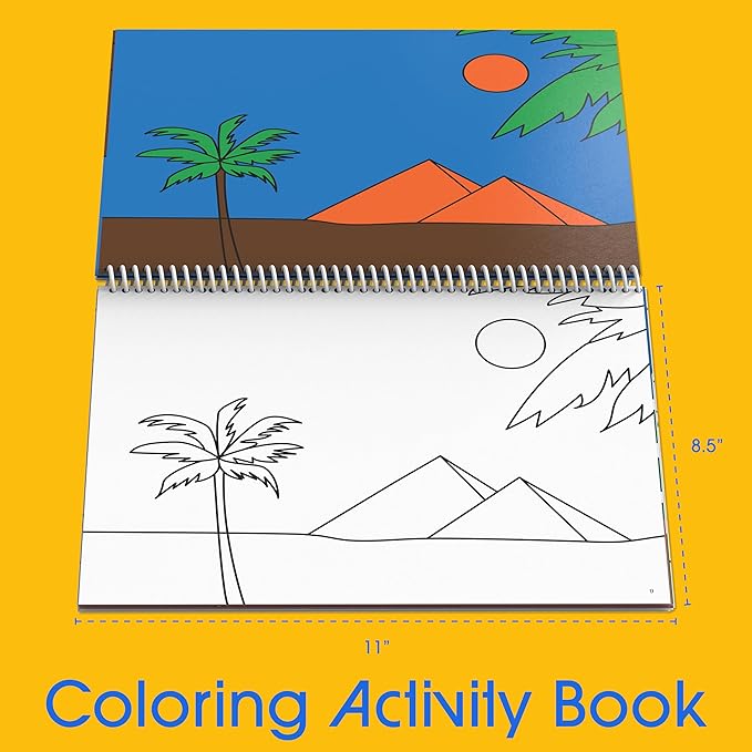 Keeping Busy Coloring Book Kit Dementia Activities for Seniors, Alzheimer Products for Elderly Patients | Cognitive Brain Fun & Easy Adult Coloring Book for Senior Citizens w/Memory Loss or Alzheimers