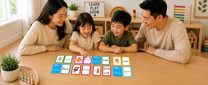 384 Concentration and Memory Matching Card Game Playing Cards - Includes Animals, Food, Family, and Much More