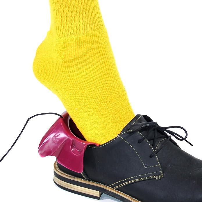 Shoe Horn Funnel (AKA Foot Funnel, 2-pack) Back-Friendly Ergonomic Shoehorn for Shoe Donning Shoe Horn Made in USA by Insightful Products- *As seen on TV*