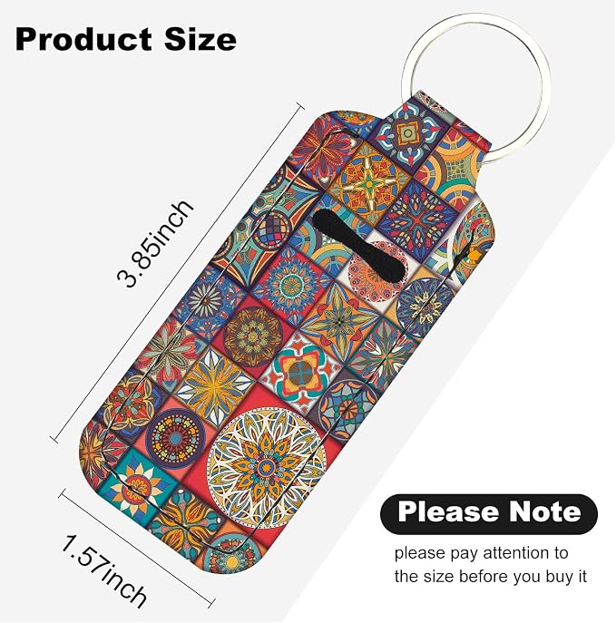 Chapstick Holder Keychain Lip Balm Holder with Clip