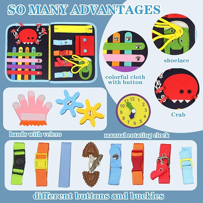 Fidget Blanket for Adults with Dementia, Fidget Blanket, Dementia Fidget Blanket Dementia Activities for Seniors Fidget Blankets for Dementia Patients Gifts for Adult Dementia Patients