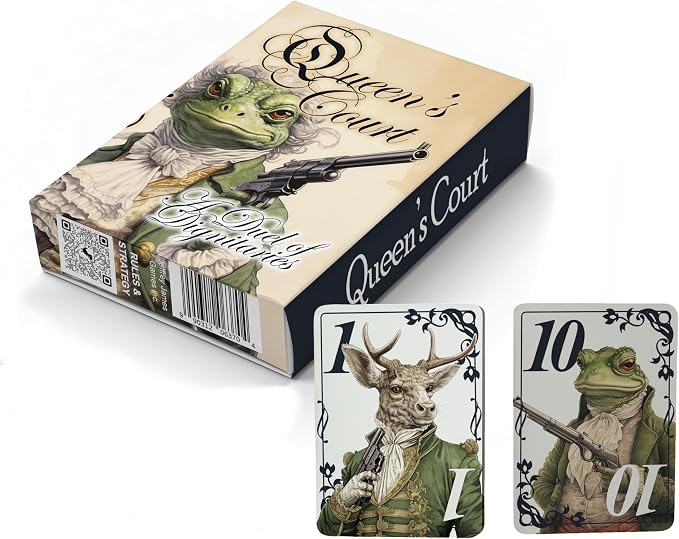 Queen's Court: A Duel Of Dignitaries | A Card Game For Friends and Family |
