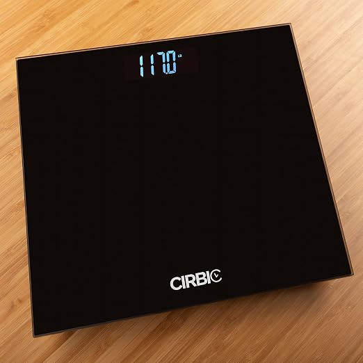 Talking Scales - Big Numbers and Clear Loud Voice Announcement of Weight (Black)