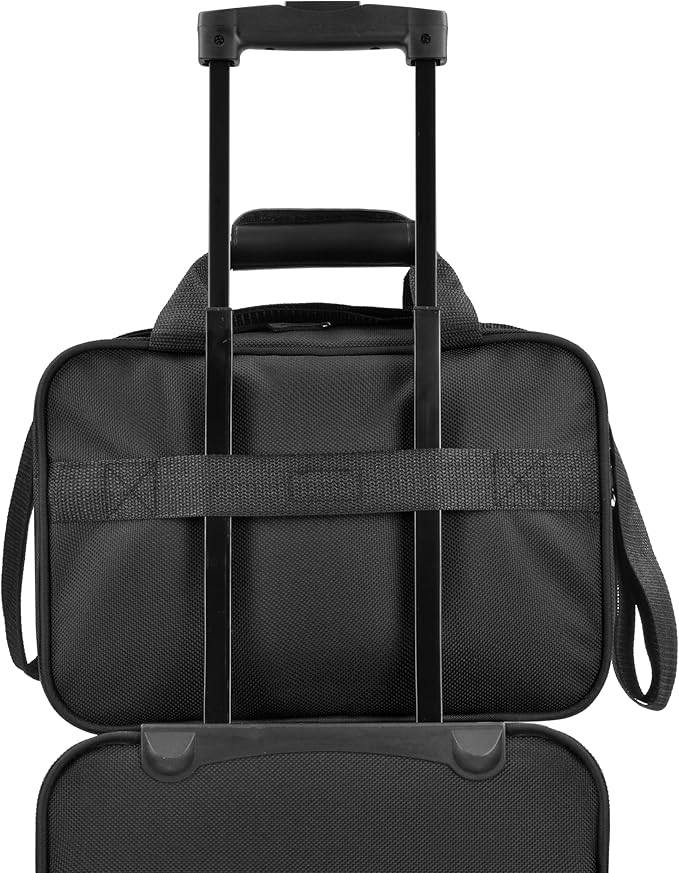 U.S. Traveler Rio 14" Travel Tote Bag, Lightweight 1200D Carry-On Bag for Women & Men