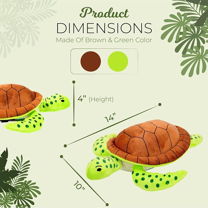 Sea Turtle Dementia Products for Elderly – Calming and Comforting Sensory Fidget Toy for Adults with Dementia, Individuals with ASD, Autism