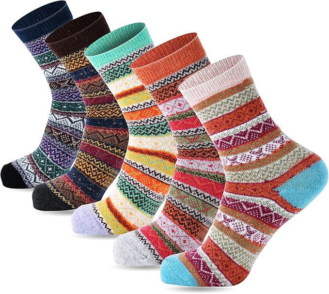 besky Warm Socks for Women Cozy Fuzzy Winter Socks