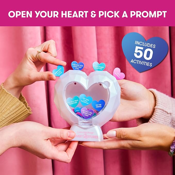 Sweet Gestures by Relatable, The Couples Gift and Love Game - Perfect for Girlfriend Gifts, as Couples Games for Adults, or Anniversary and Wedding Gift Ideas, 50 Love Tokens for You and Your Partner