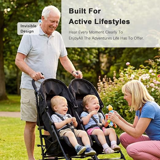 BlaidsX Neuro Hearing Aids, Bluetooth Rechargeable OTC Hearing Aids for Seniors and Adults, Mobile App Hearing Test Audiogram & Noise Cancellation, Dual Mic & 32 DSP Channels | USA-Designed