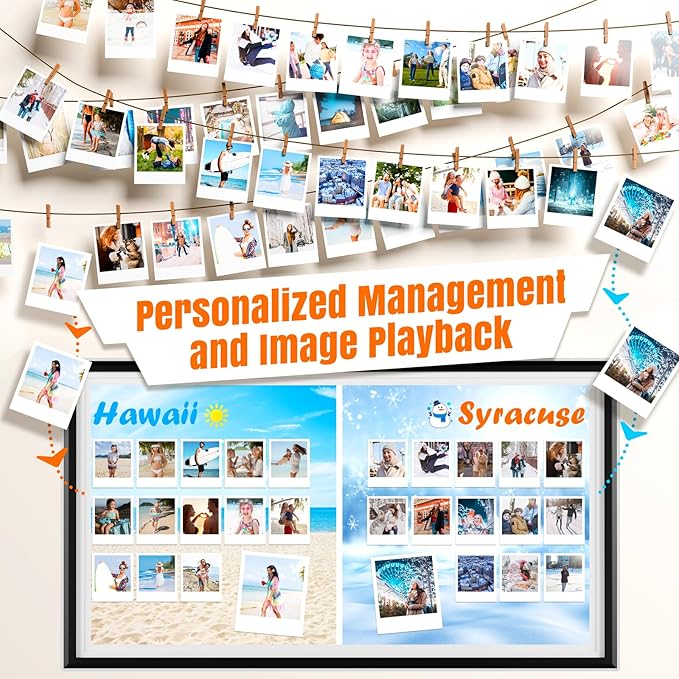 KPKUE Smart WiFi Digital Picture Frame - 15.6-inch Full HD Touchscreen, 64GB Electronic Photo Frame Wall Mountable for Home Decor, Supports USB&SD Card, Share Precious Memories via Frameo App Anywhere