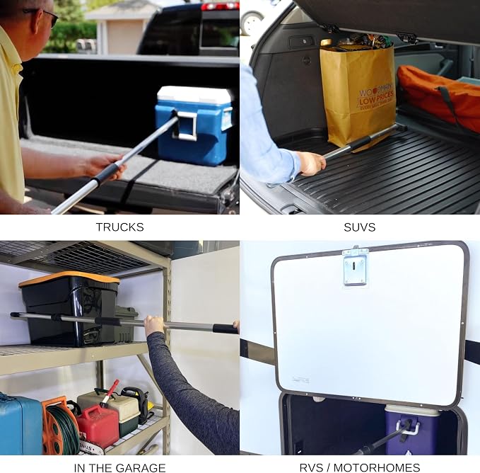 Telescoping Cargo Tool/Multi-Use Cargo Retriever/Extendable Reaching Aid/Reacher/Grabber - Kryptic Highlander Camo