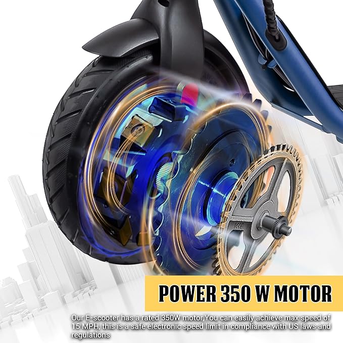 Phantomgogo Electric Scooter for Adults Scooters Kids Foldable E-Scooter with with 350W Motor 15.5 mph Max Speed Long Range EScooter for Commuter
