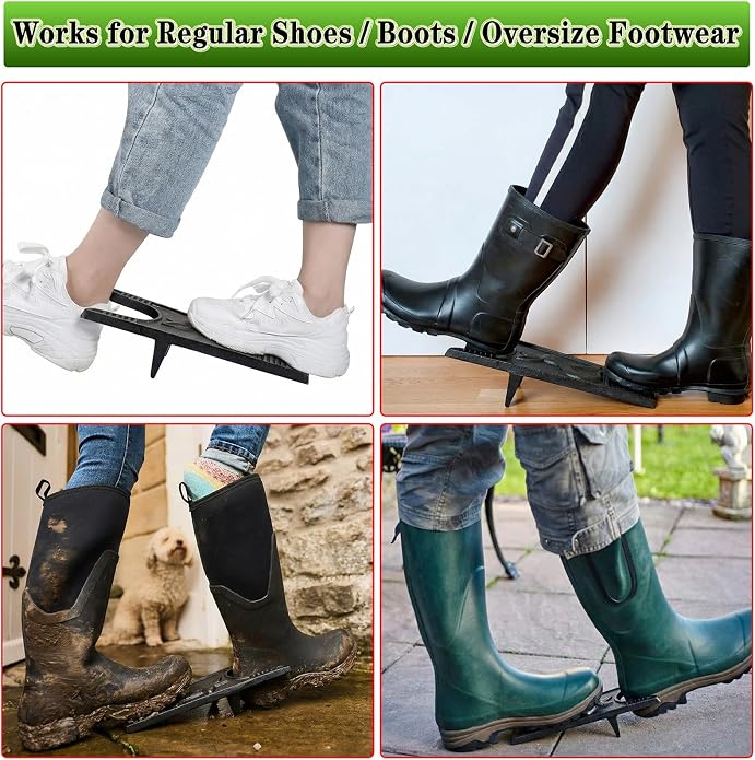 OwnMy Cast Iron Bunny Boot Jack Cowboy Boot Remover Heavy Duty Boot Remover | Black Boot Take off Helper for Cowboy Boots / Shoes, Indoor Outdoor Women Men Shoe Horns Boot Pullers Removers Accessories