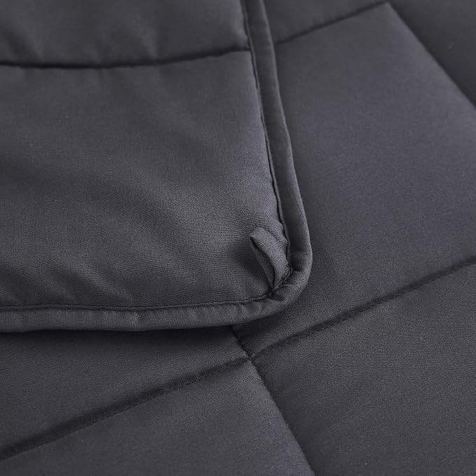 L'AGRATY Weighted Blanket - 36"x48" 5lbs Microfiber Material with Glass Beads Small Blanket for All-Season Summer Fall Winter Soft Thick