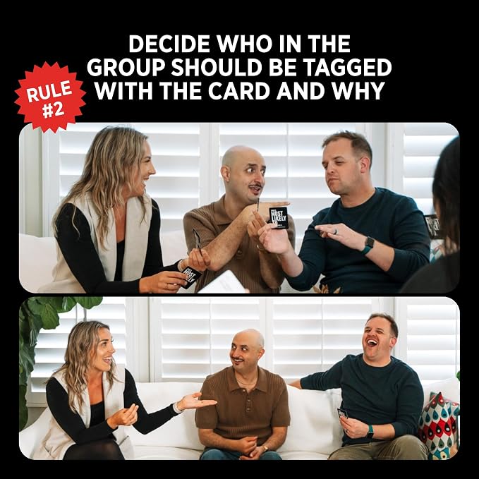 Who's Most Likely To... Kinda Clean Edition | Family Card Game | Ages 14+