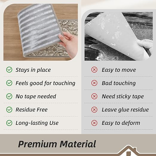 BEQHAUSE Stair Treads for Wooden Steps, 8"X30", 15pcs, Beige/Malt Yellow | Non-Slip Machine Washable Carpet Stair Treads, TPE Backing, 100% Polyester, Soft Indoor Stair Runner for Kids Elders and Pets