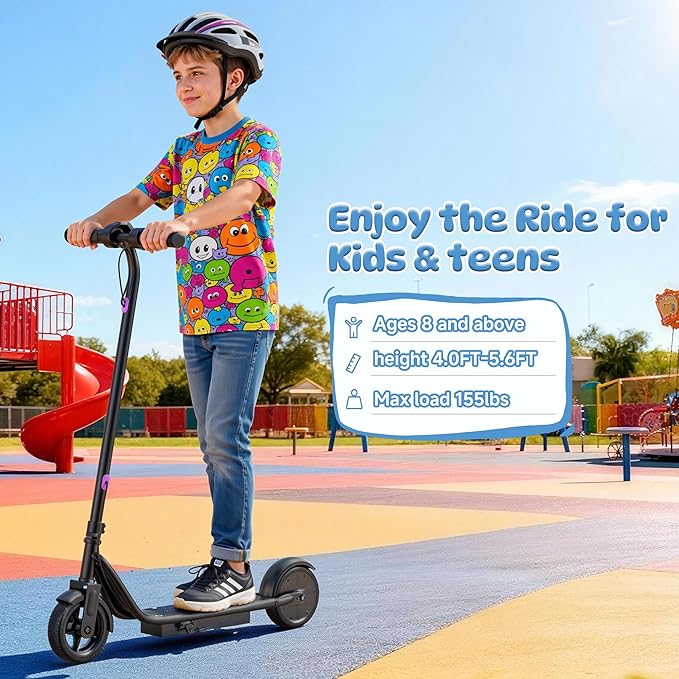 Electric Scooter for Adults, Folding E Scooter with 350W/500W Motor 16-24 Mph Top Speed, Max 15-60 Miles Long Range, 6.5''/8.5''/10''/14'' Solid Tires Commuting Scooters, Dual Brakes, APP