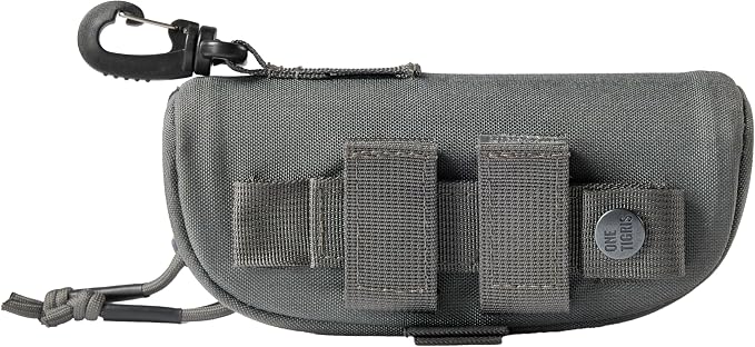 ONETIGRIS Tactical Hard Shell Eyeglasses Case Molle Zipper Sunglasses Pouch Shockproof Crush Resistant for Outdoor Activities