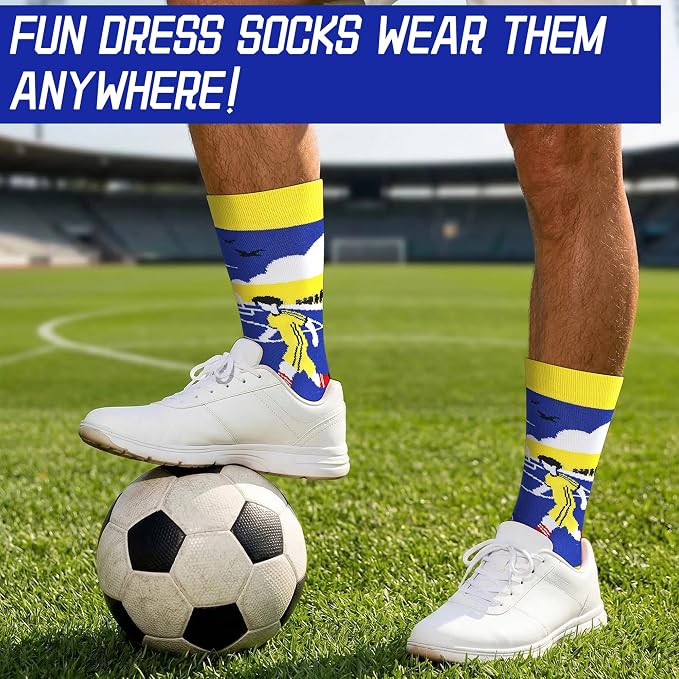 Golf Socks -Annoyed Golfer Novelty Socks Golf Gifts for Men, Fathers Day Gift for Dad Husband Stepdad