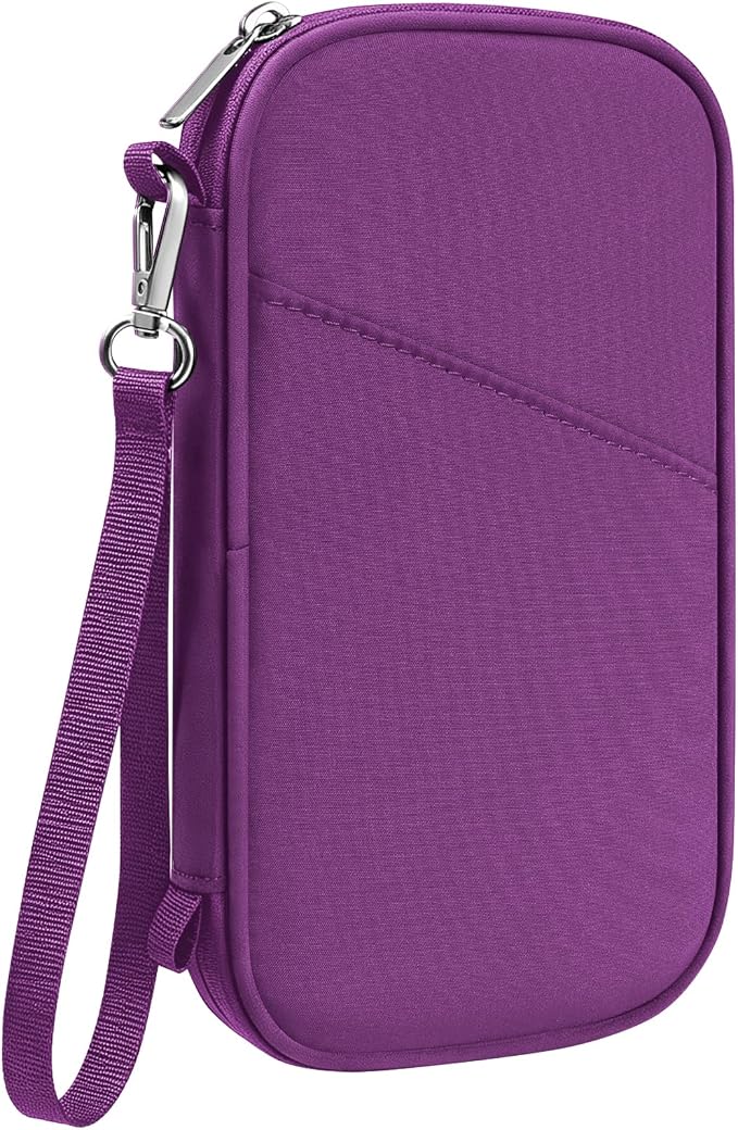 Slim Family Passport Holder for Travel, Travel Wallet | Durable nylon, RFID blocking, passport holder for travel family, eco-friendly