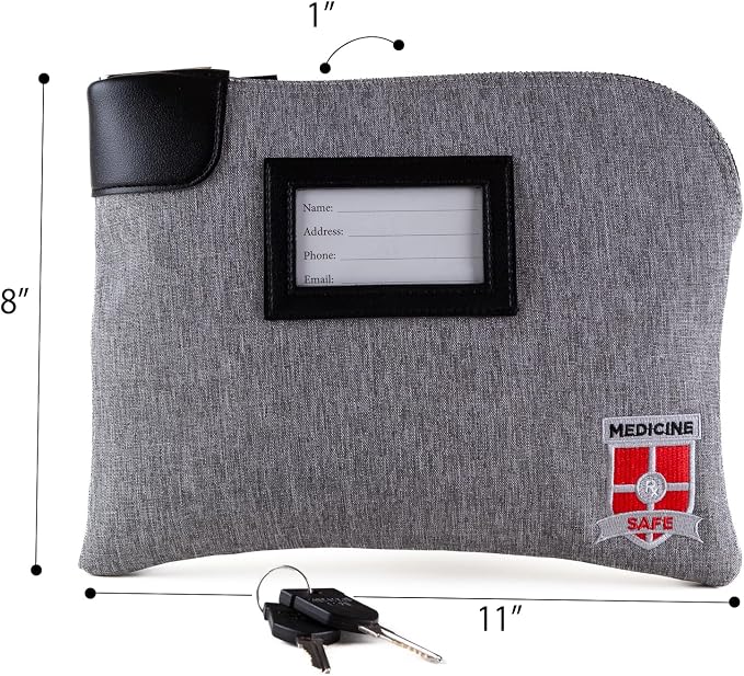 MEDICINE RX SAFE Medication Travel Bag