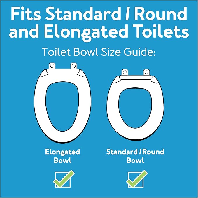 Carex E-Z Lock Raised Toilet Seat, Elongated Toilet Seat Riser, Adds 5 Inches of Height, 300 lbs Capacity, Elevating and Raising Seat for Elderly and Handicap, Universal, Slip-Resistant, White