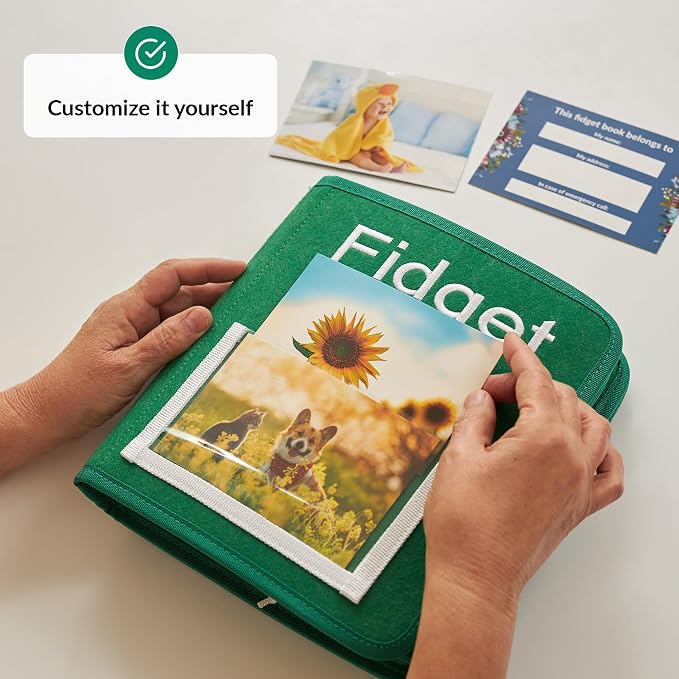 Fidget Book for Elderly | Blanket for Dementia | Dementia Products | Gift, Activities for Seniors with Alzheimer’s