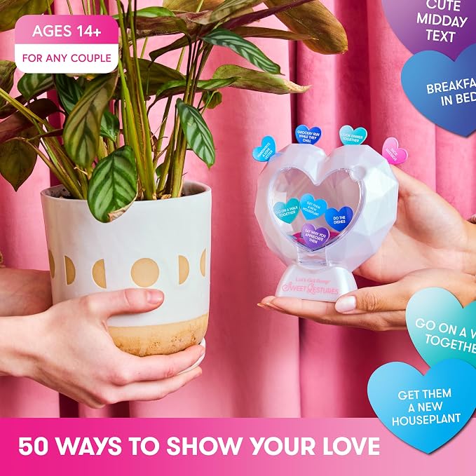 Sweet Gestures by Relatable, The Couples Gift and Love Game - Perfect for Girlfriend Gifts, as Couples Games for Adults, or Anniversary and Wedding Gift Ideas, 50 Love Tokens for You and Your Partner