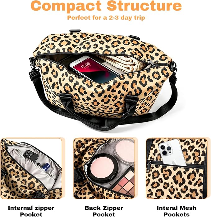 Weekender Duffel Bags for Women， Travel Totes Bag for Airplane Essentials, Overnight Bags for Women with Trolley Sleeve, Large Carry On Hospital Bag for Labor and Delivery, Sport, Gym