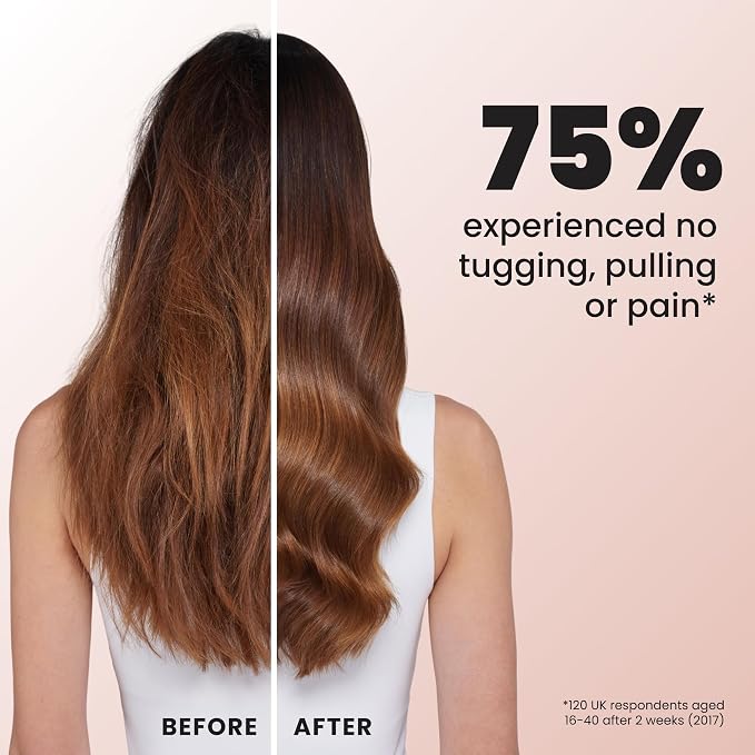 Tangle Teezer Ultimate Detangler Brush, Straight to Wavy, Summer Rose | Patented two-tier, regular-flex teeth reduce breakage & split ends on wet or dry hair; Shower-friendly hairbrush for all ages