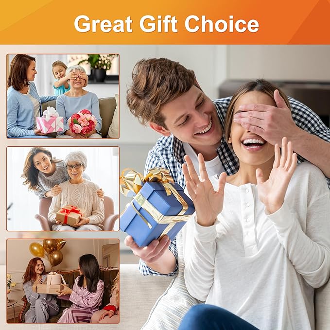 Back Massager with Heat for Pain Relief Deep Tissue, Portable Chair Massager Seat Cushion with Vibration Massage, Back Massage Chair Pad with Optional Cooling, Gifts for Dad Men Women Home Office Use