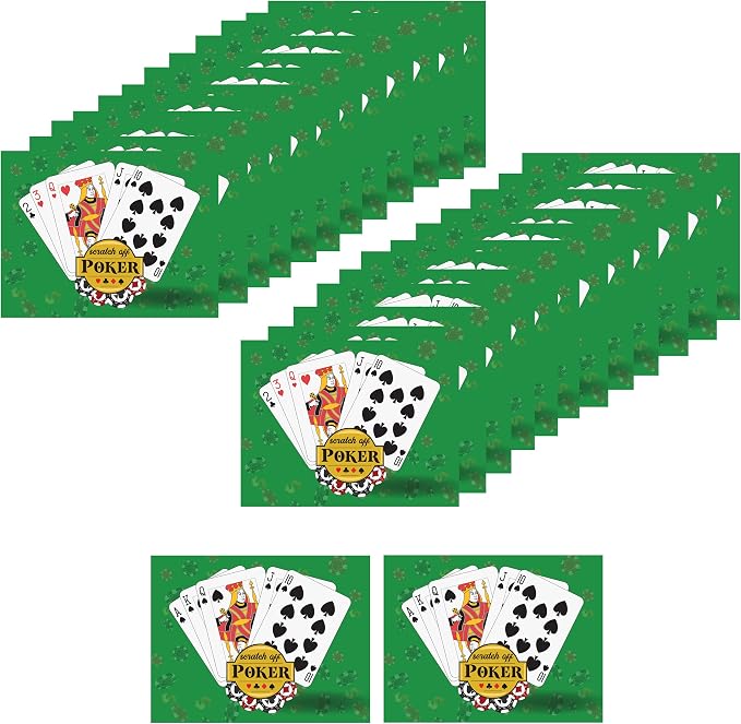 My Scratch Offs Casino Night Scratch Off Games 26 Pack, Poker | Scratch Off Game Cards are ideal for casino party favors, supplies, fundraising, events, businesses, holidays and gatherings