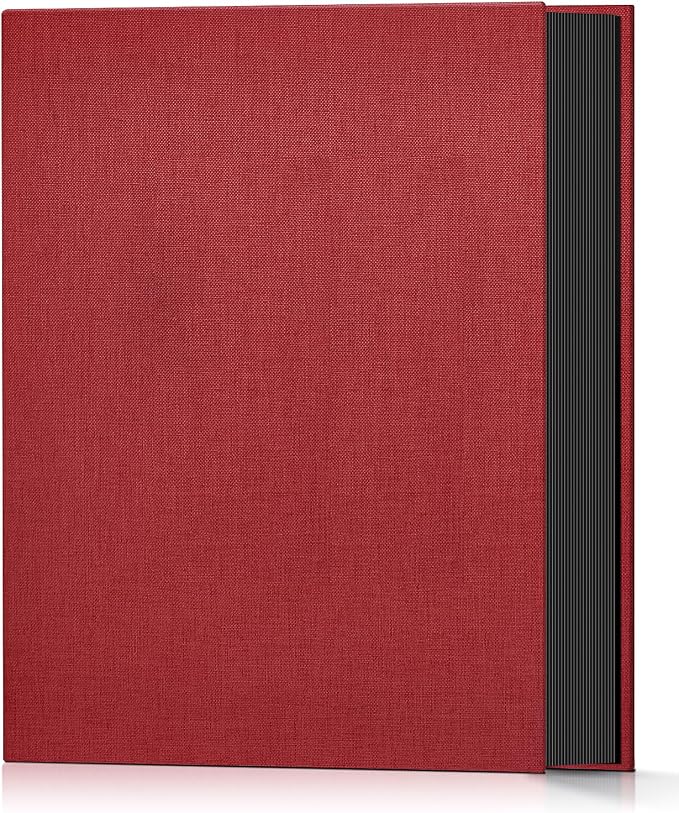Popotop Photo Album 4x6 100 Pockets for Wedding Gifts,Linen Hardcover Picture Albums for Family Anniversary Baby Vacation Pictures