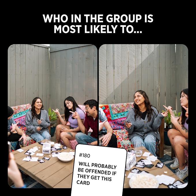 Who's Most Likely To... Kinda Clean Edition | Family Card Game | Ages 14+
