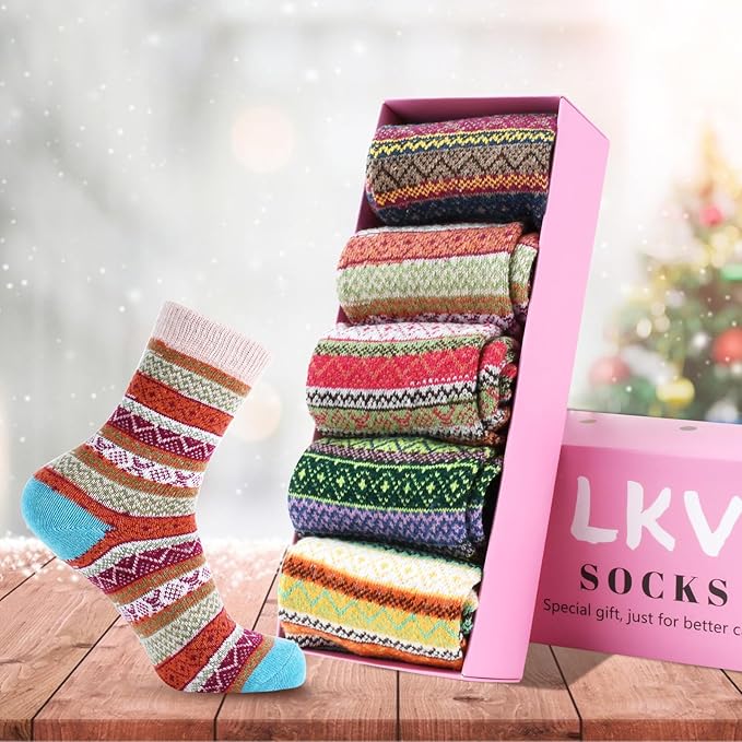 besky Warm Socks for Women Cozy Fuzzy Winter Socks