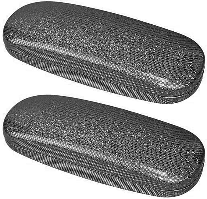 ABAJI Eyeglasses Case Kids Students Reading Glasses Organizer Hard Shell Lint Lining Snap Close Men Women Boys Girls