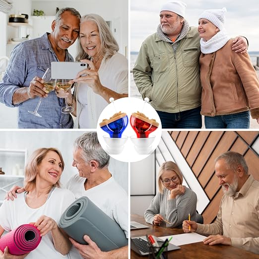 Premium Digital Hearing Aids for Seniors - Invisible in Canal (CIC) In-Ear Mini Sound Enhancer Set, Near-Invisible, Noise Cancelling, Personal Sound Hearing Amplifier - Pair - MZ-21