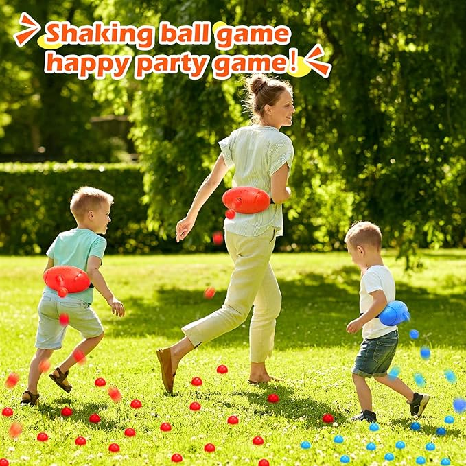 Skirfy Christmas Party Shaking Swing Balls Game Set for Kids Adults,Backyard Family Toy with 40 Balls, Birthday Games Outdoors Indoors Bachelorette Party Games for Boys and Girls Age 5 6 7 8 9+