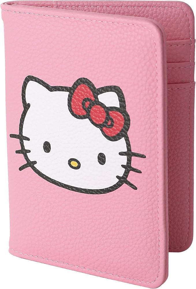 Hello Kitty Passport Cover for Travel Official License, Sanrio Gifts | Pink Passport Holder, Hello Kitty Travel Accessories, Passport Case