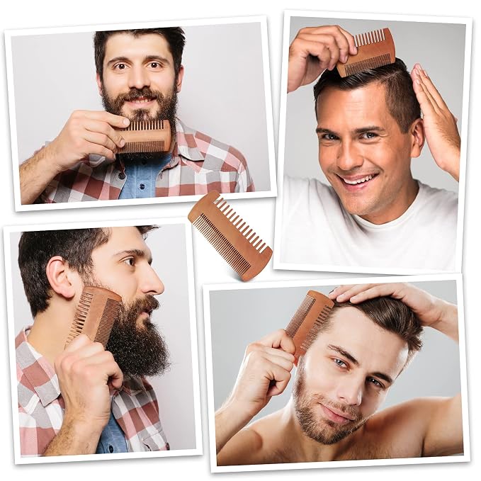 Beard Brush, Shaving Brush, Beard Comb, Beard Scissors Set | Beard Brush Set with 100% Boar Bristle Walnut Wood Beard Brush, Shaving Brush & Foldable Scissors, Gift for Men