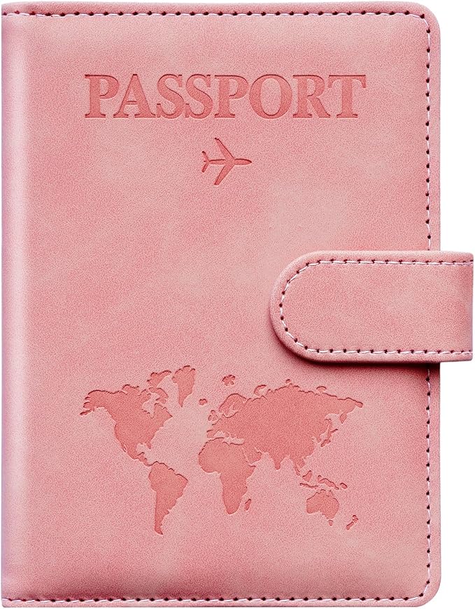 Passport Holder for Travel Women and Men RFID Passport Holder with Card Slots Holder Passport Case Passport cover Passport Wallet Travel Essentials and Accessories