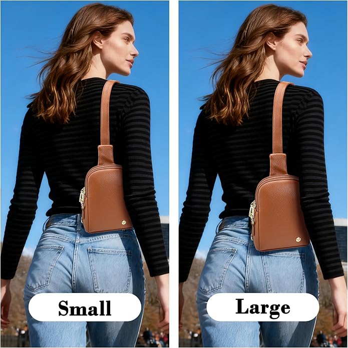 Lightweight Small Crossbody Sling Bag for Women | Mini Travel Purse,Multi-pocket with Card Slots,Durable Vegan Leather,Everyday Carry