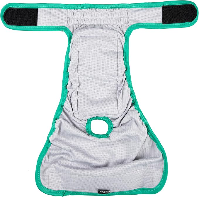 Tuiskusa Reusable Washable Dog Diapers Female, Highly Absorbent Doggie Diapers, Size Adjustable Puppy Diapers for Dog Period Panties(5 Pack)